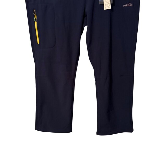 Svacuam Outdoor Hiking Pants XL Navy Blue Polyester Spandex Blend With Zipper - Picture 2 of 12